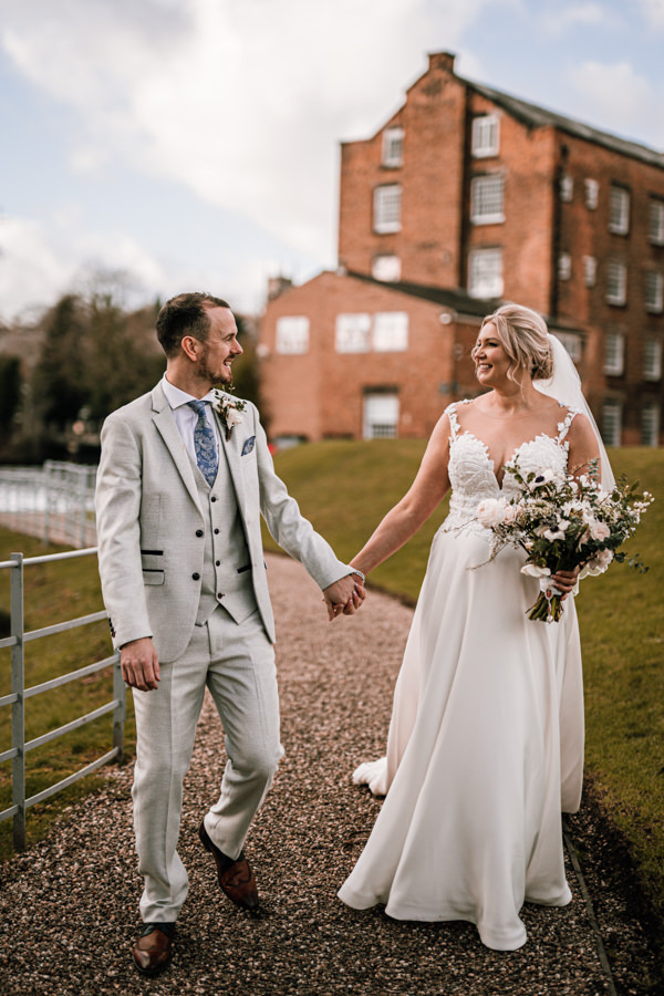 West Mill Wedding Outside