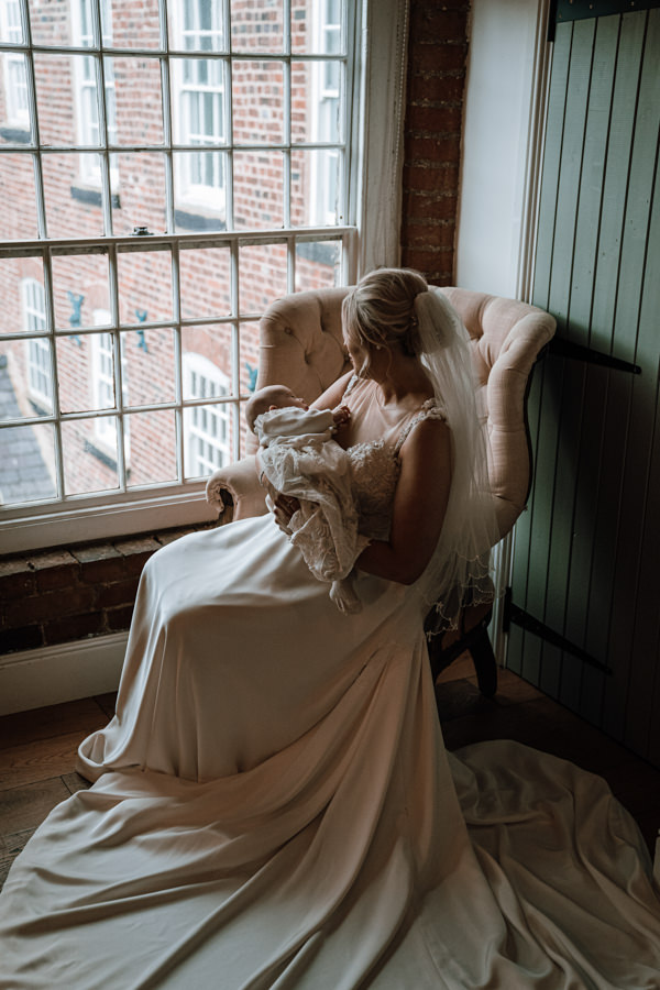 Bridal preparations at the west mill wedding venue