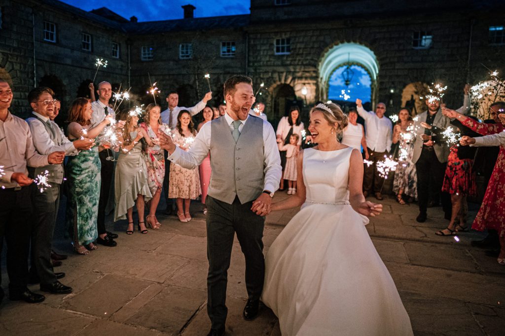 Chatsworth House Wedding Sparklers