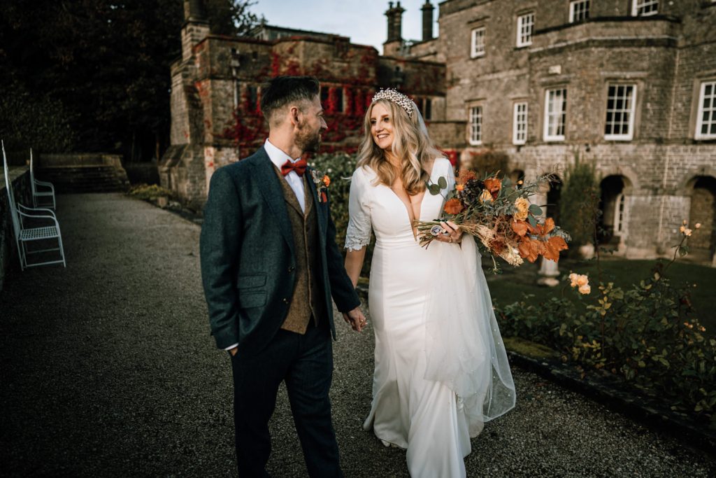 Tissington Hall wedding photographs