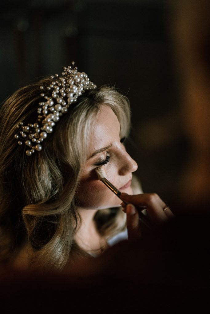 Bridal makeup inspiration, Tissington Hall.