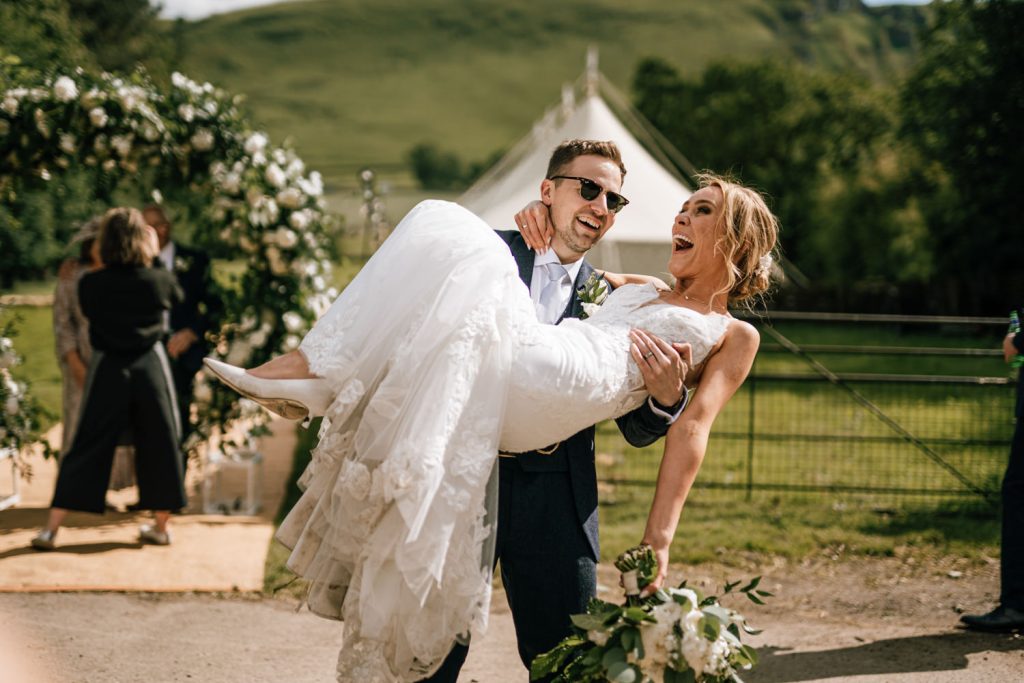 Peak District Wedding Photographers - Lydia & Harry | Dunscar Farm Wedding