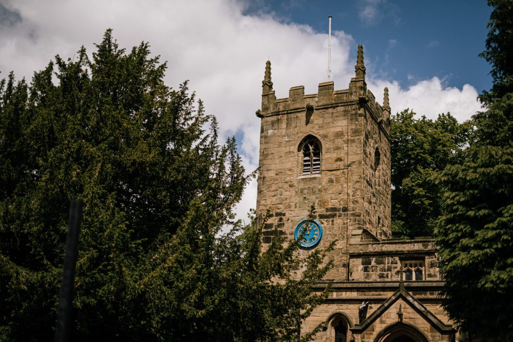 Peak District church wedding photography