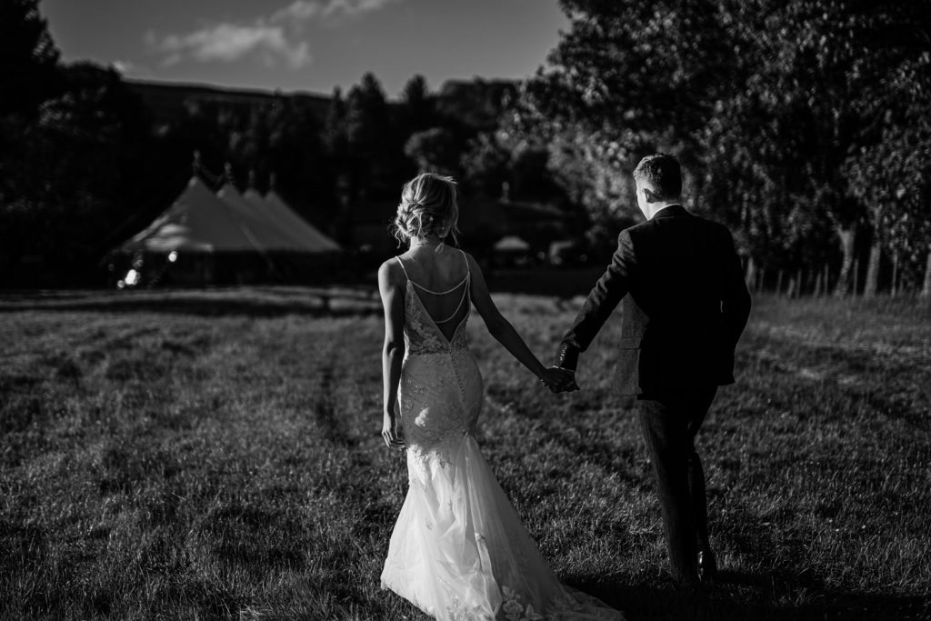 Derbyshire Wedding Marquees. Sailcloth Marquee hire in Derbyshire.